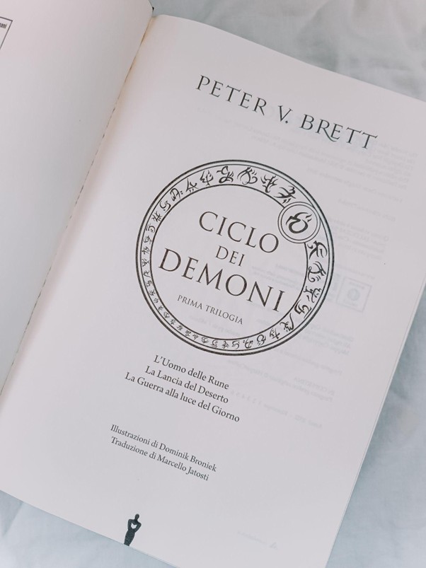 Il ciclo dei demoni di peter v. brett edito mondadori